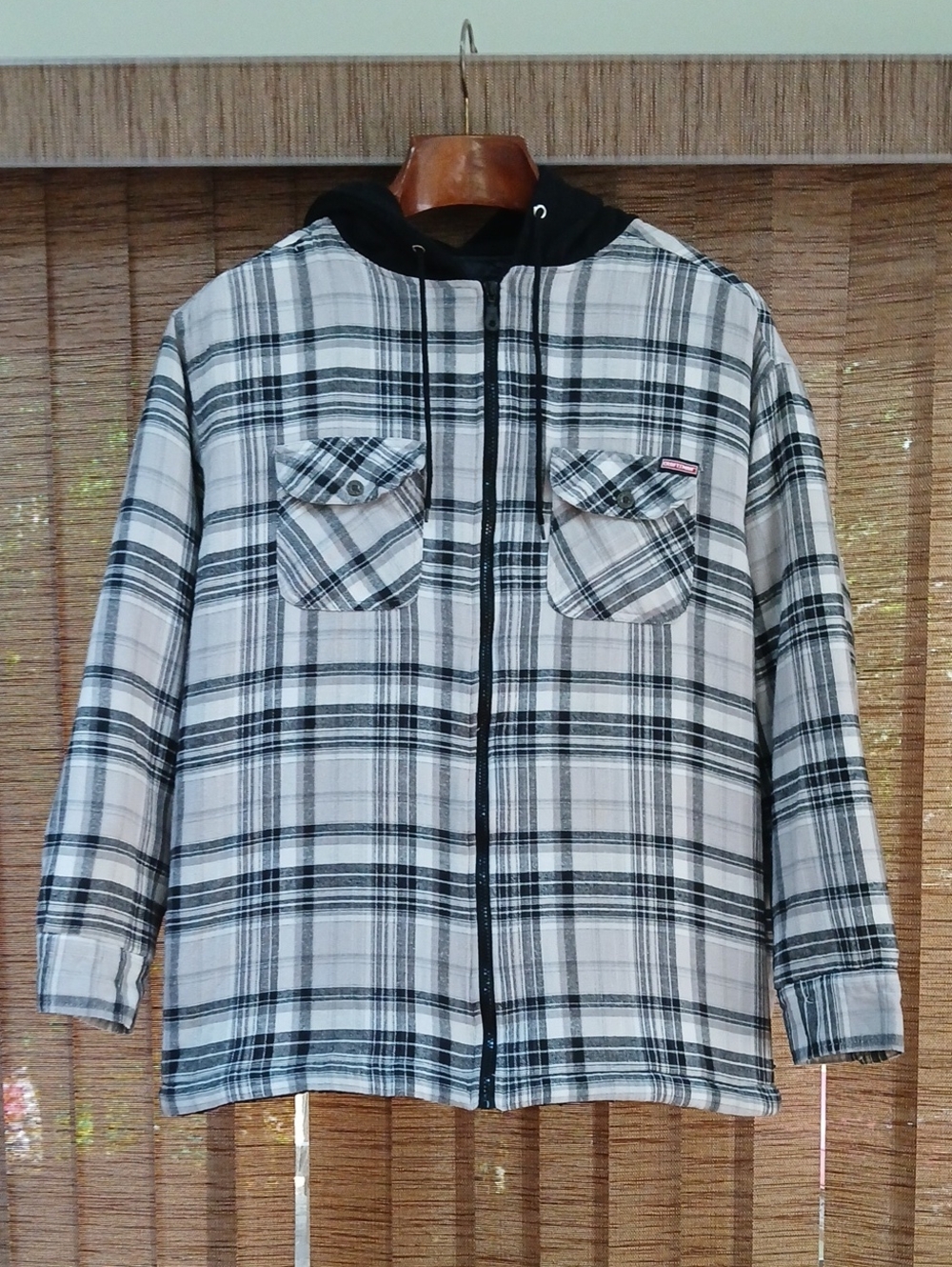Craftsman Men’s Hooded Plaid Workwear Jacket - Excellent Condition!